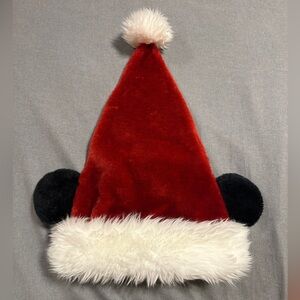 Disneyland Mickey ears Santa hat